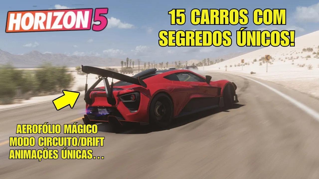 FORZA HORIZON 5: 15 Carros com Funções Únicas e Secretas