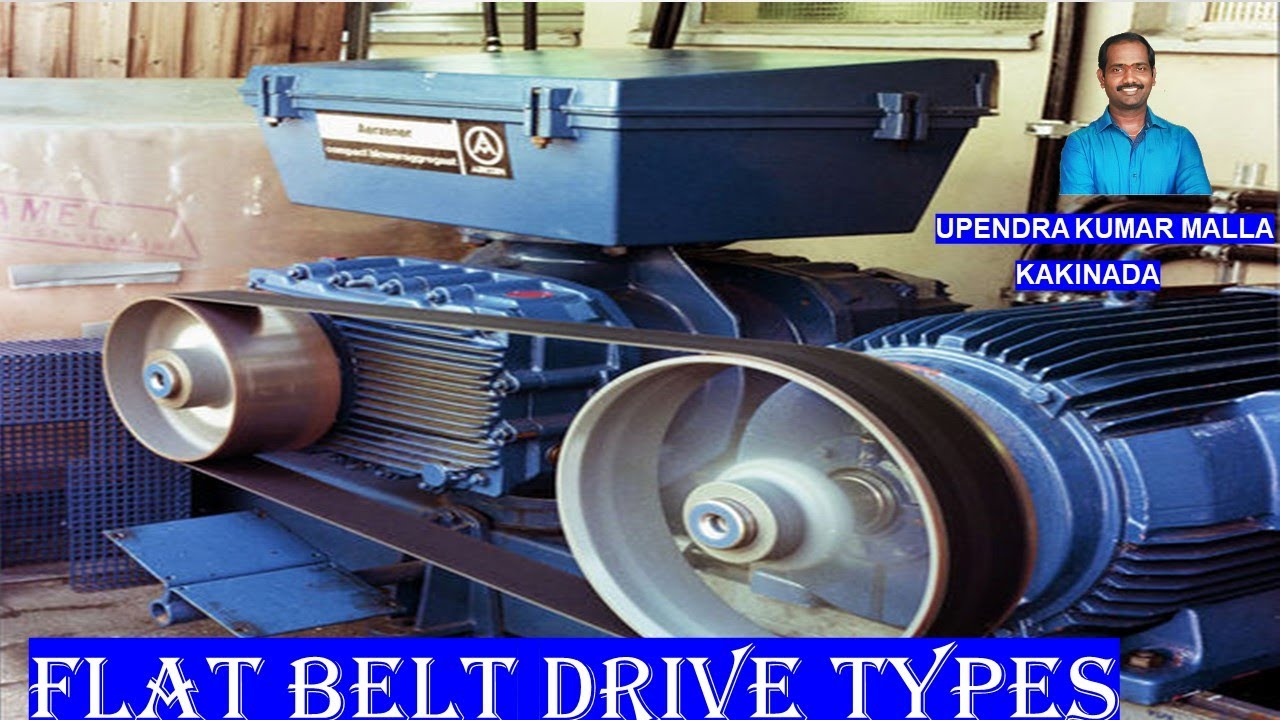 Flat Belt Drive Open Belt Drive and Cross Belt Drive