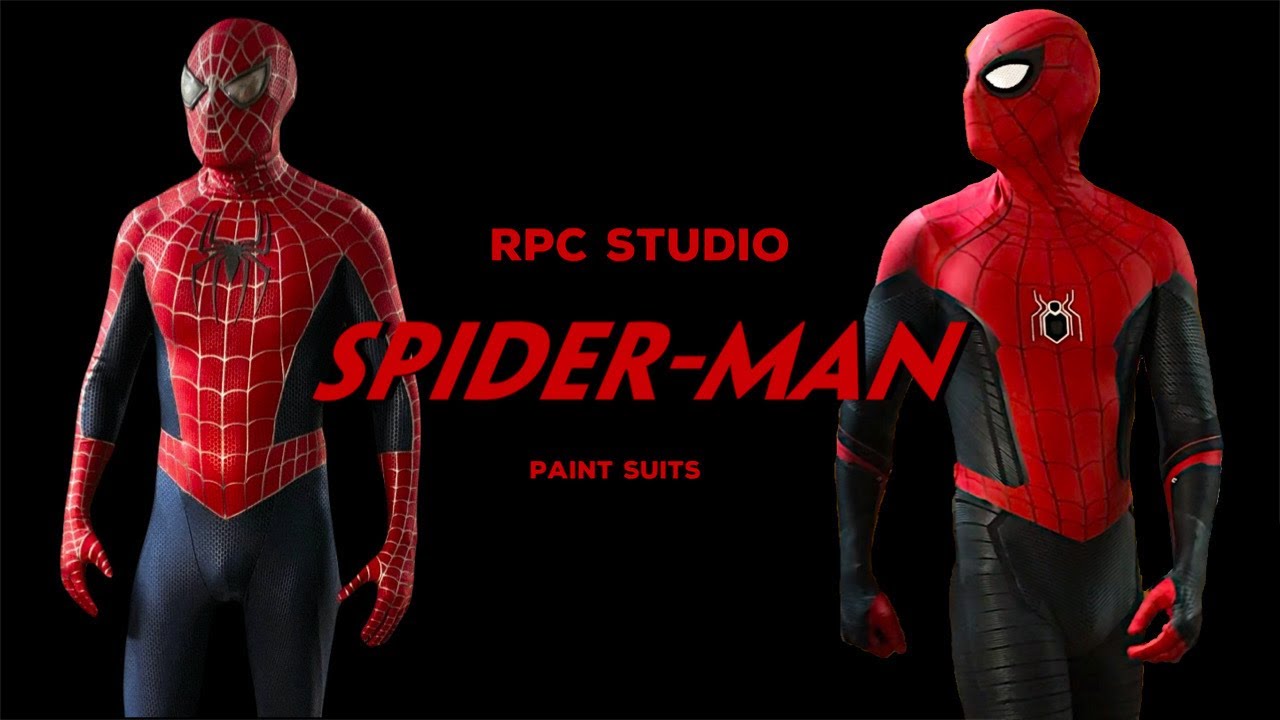 UNBOXING Spider-Man RPC Studio Paint Suits NO WAY HOME & RAMI
