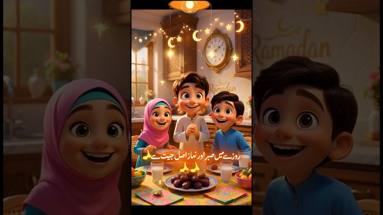 علی اور افطاری کی دوڑ 🌙 | Funny 3D Animated Story