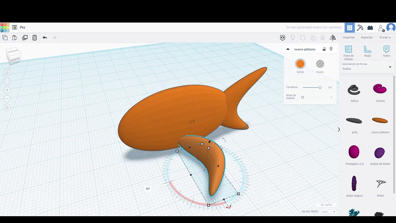 Tinkercad Tutorial - Fish 3D
