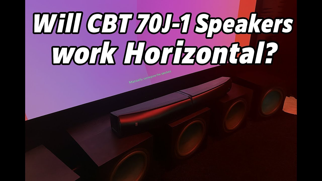JBL CBT 70J 1 Горизонтальное тестирование