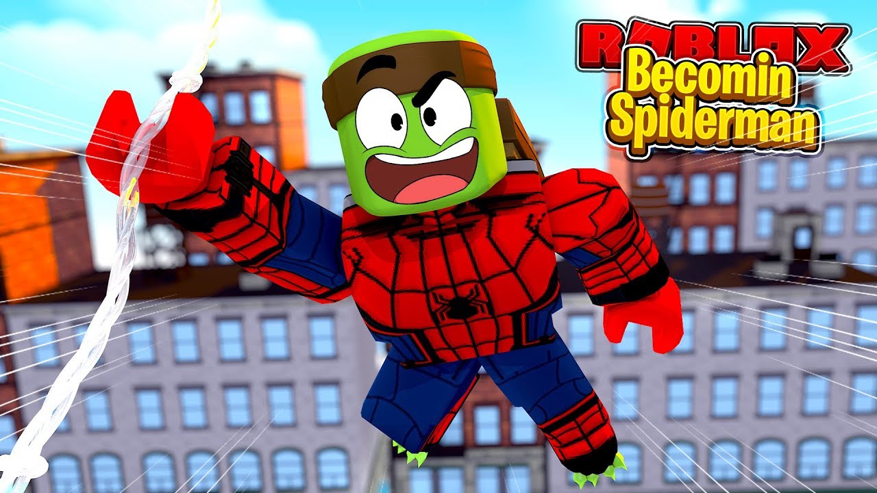 BECOMING SPIDERMAN IN ROBLOX