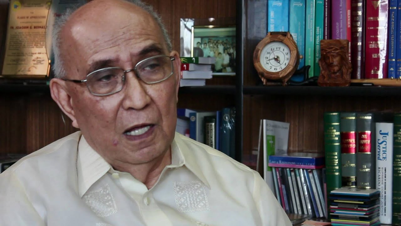 Dean Emeritus Fr. Bernas talks about moral and ethical issues regarding the RH Bill