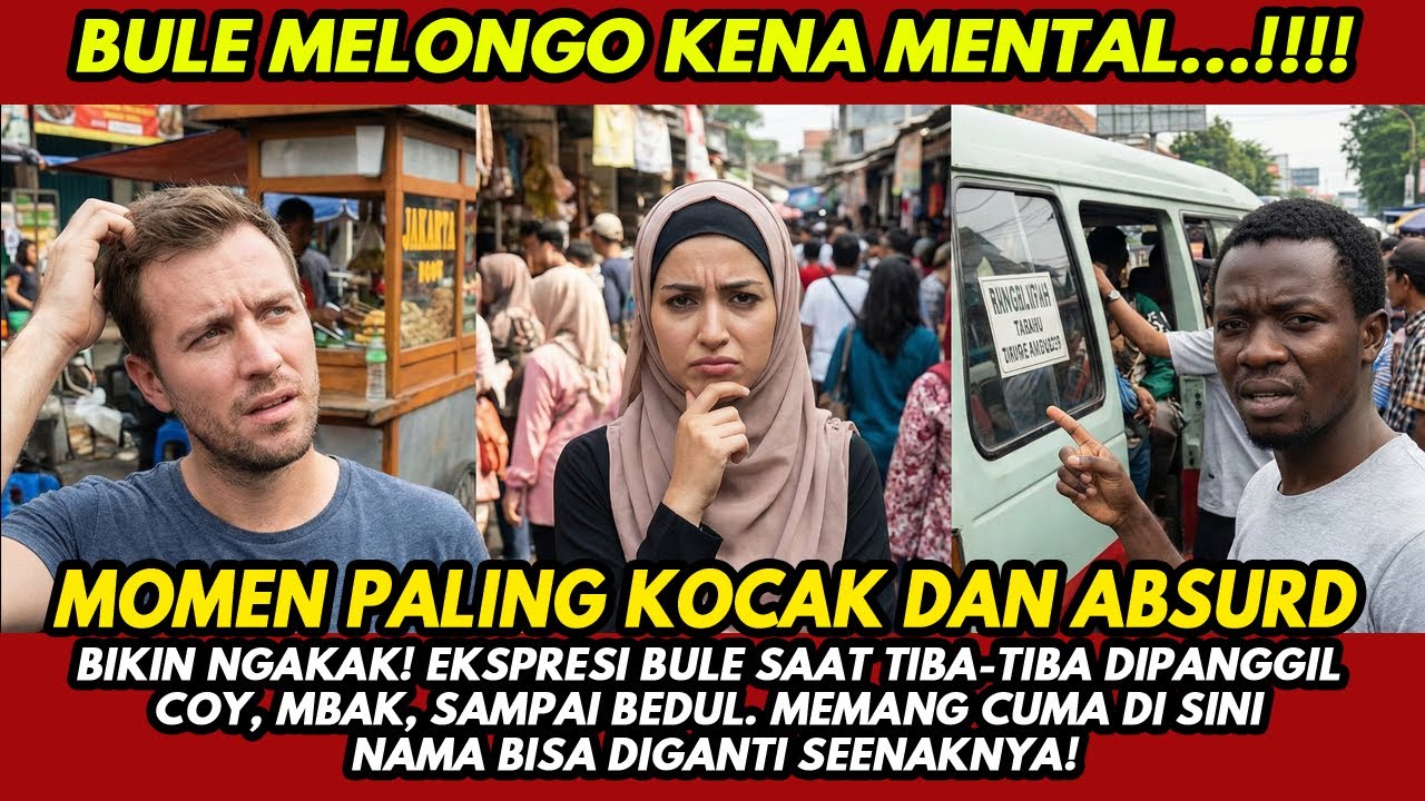 BULE KENA MENTAL! Kaget Banget Namanya Diobrak-abrik Sesuka Hati Warga +62!