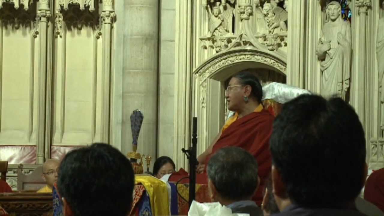 HIS HOLINESS SAKYA TRIZIN -  NYC, PART 8