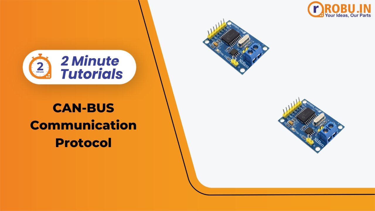 How to Setup and Use CAN Protocol with MCP2515 | Robu’s Two Minute Tutorials | Robu.in