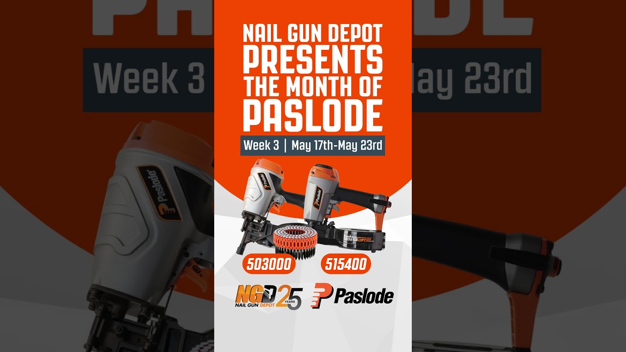 Week 3 Paslode Deal: Get $100 Off TetraGrip Nailer + Nails [With Code PASLODE25]