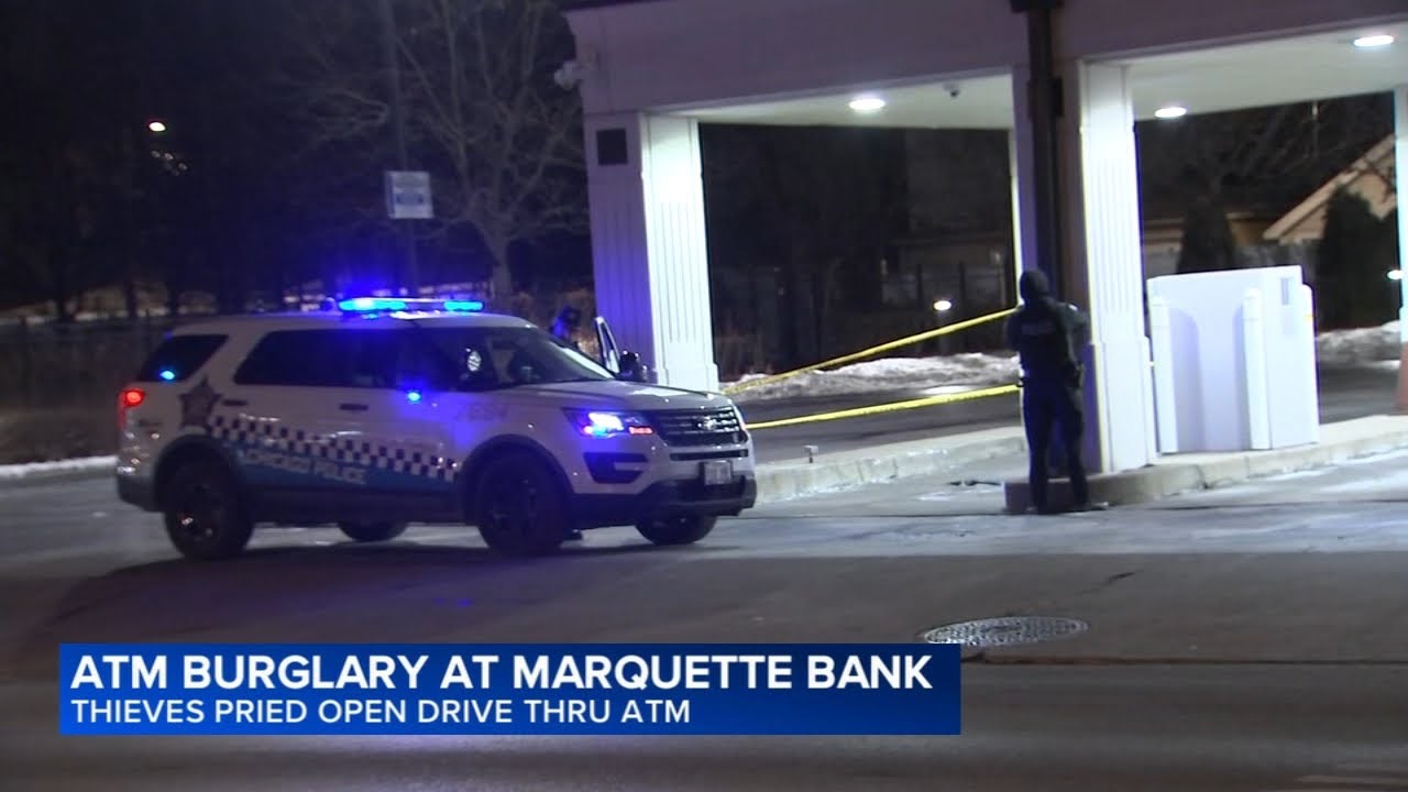 Burglars steal from ATM at bank on Southwest Side, among several more thefts, Chicago police say
