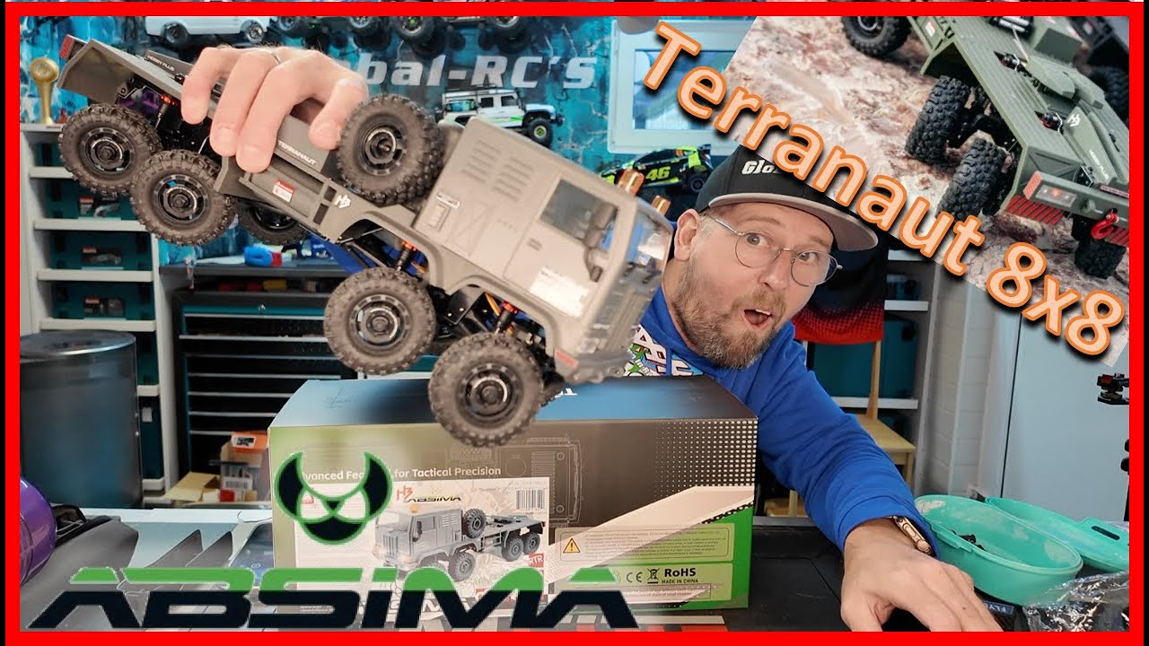 wie gut ist der HobbyPlus CR-18P 8X8 Terranaut mit  AWS, unboxing und Probefahrt