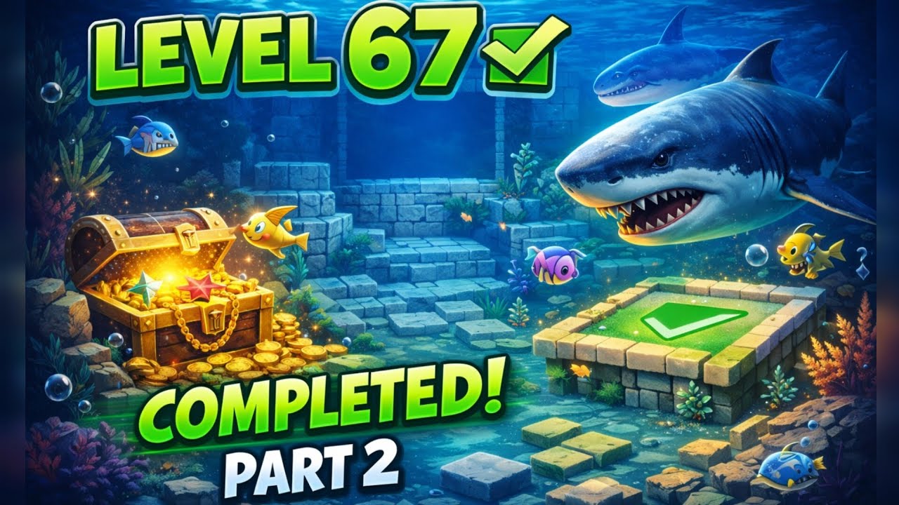 Finally Completed Level 67 😍🔥 | Aquarium Land 9 Part 2