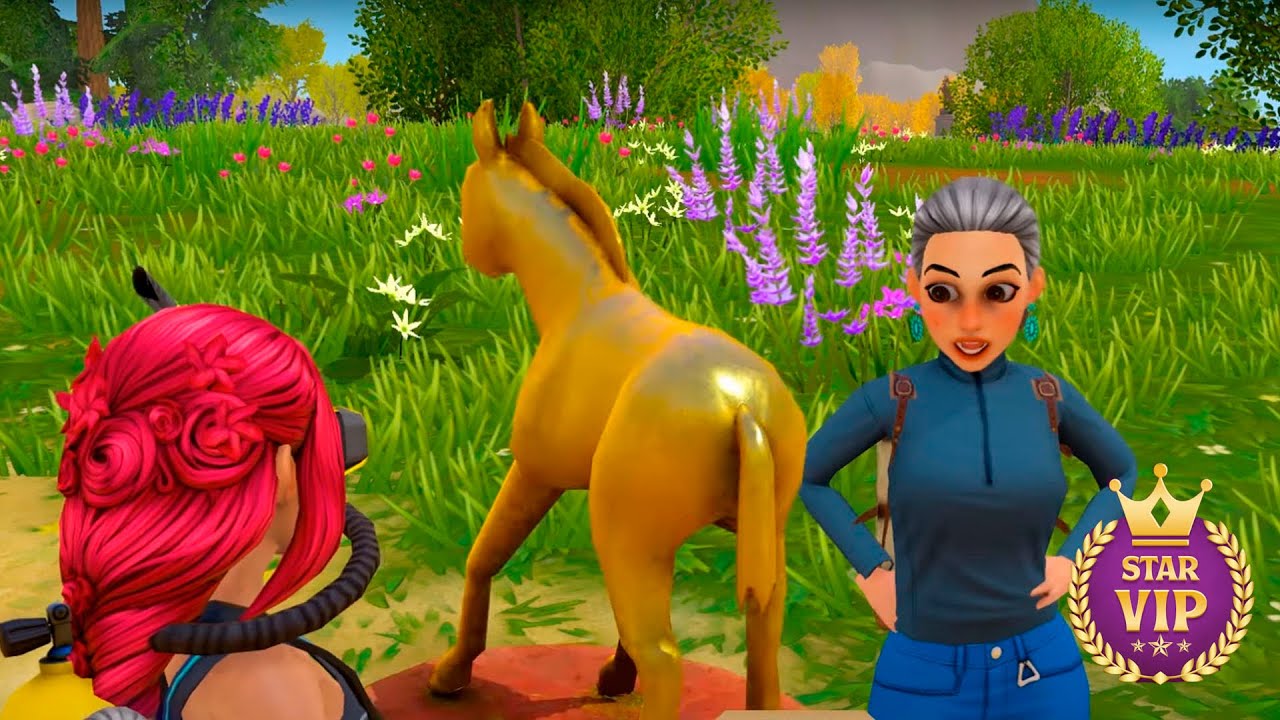 Гайд по поиску золотой статуэтки жеребенка в пещере Vip квест Star Equestrian