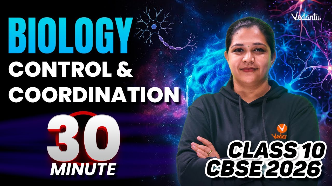 Control and Coordination in 30 mins⏱️Class 10 Biology | CBSE 2026 | Suba ma'am