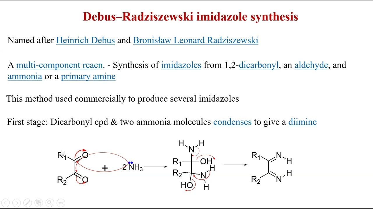 Debus Radzisewski Imidazole Synthesis