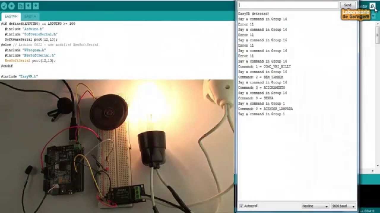 Tutorial: Comando de voz via Easy VR Shield 2.0