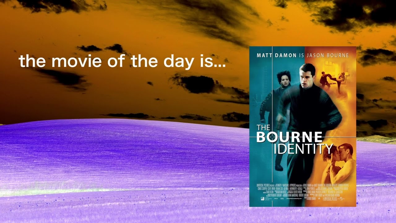 Movie of the Day: The Bourne Identity