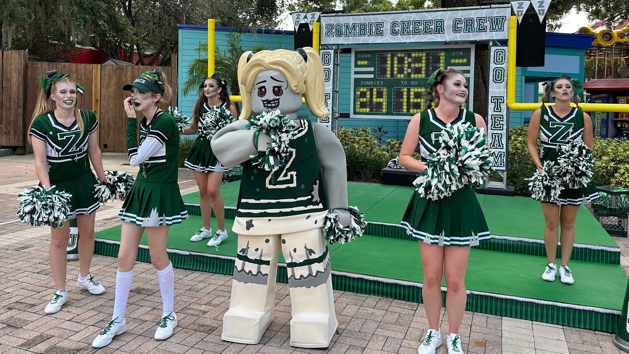 NEW Zombie Cheer Crew Show - Brick-or-Treat 2023 | LEGOLAND Florida