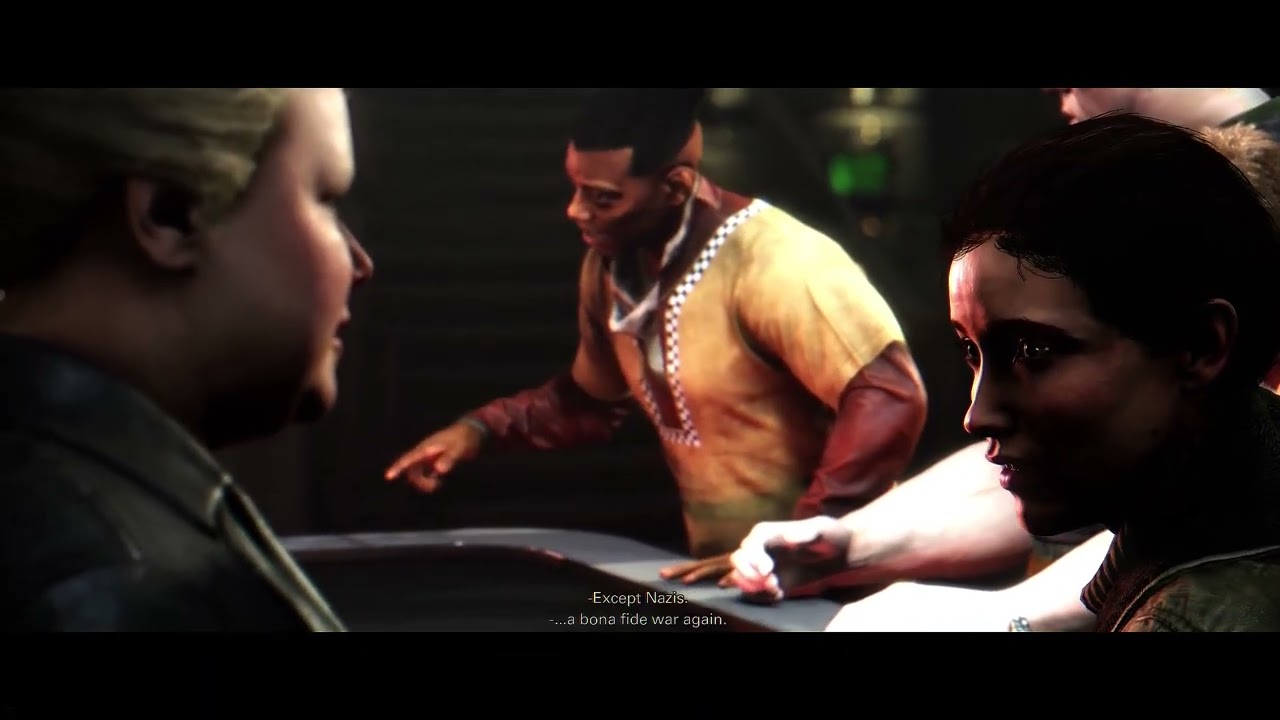 Wolfenstein II - The New Colossus pt.3 zarobljenici podmornice sa lopatom za halu