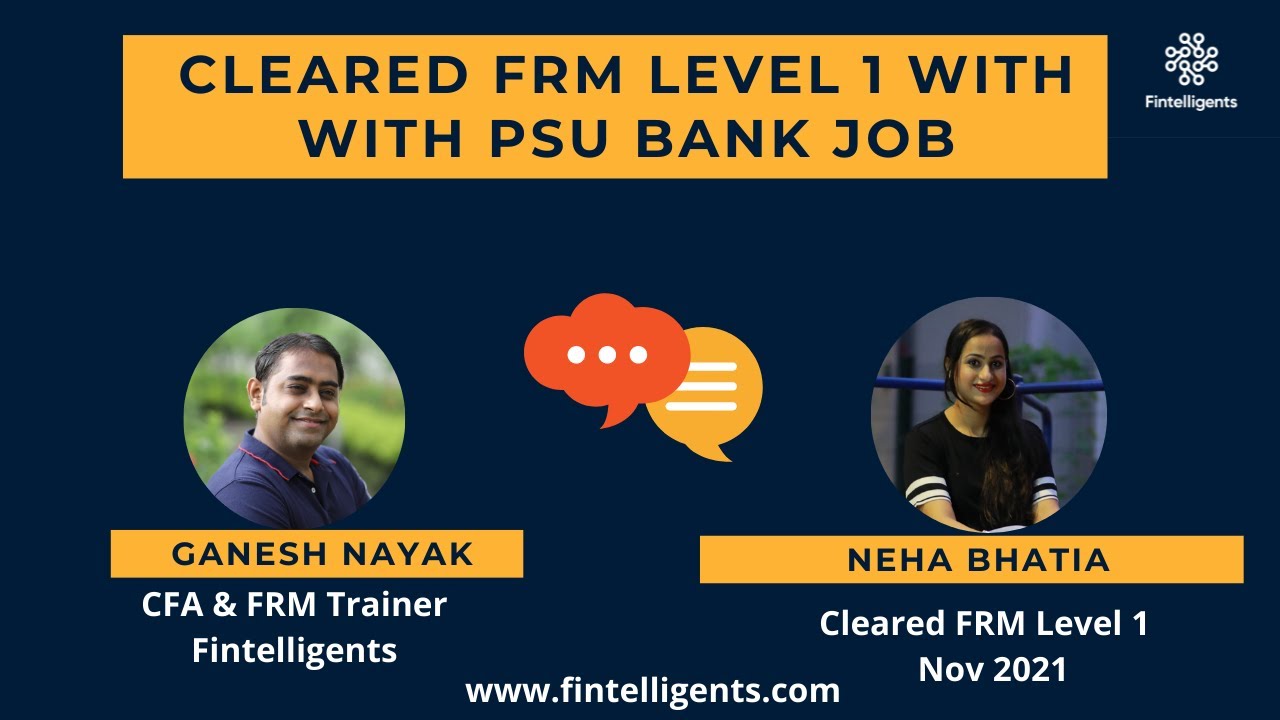 Cleared FRM L1 in First Attempt With PSU Bank Job | Neha Bhatia