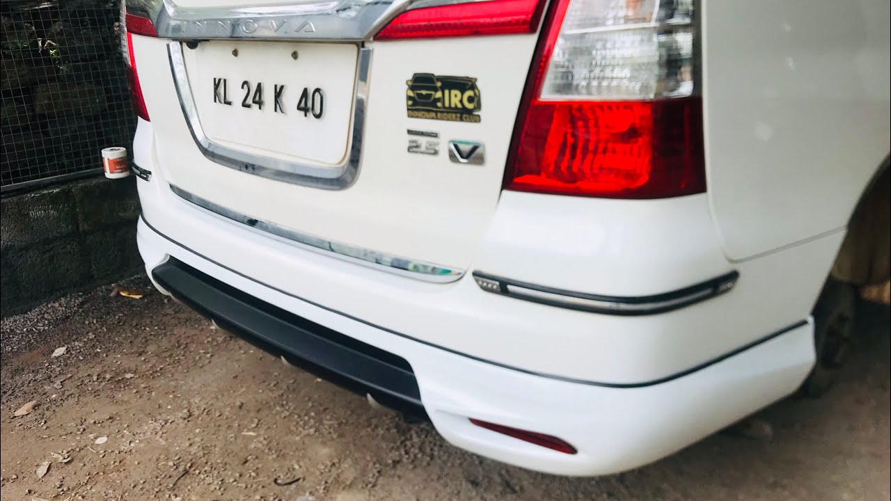 INNOVA BACK BUMPER SKIRT & REFLECTOR INSTALLATION