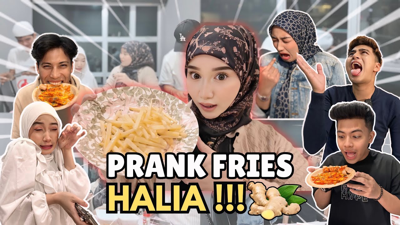 PRANK FRIES HALIA!! KANDA RINA IN ONE FRAME?!?!