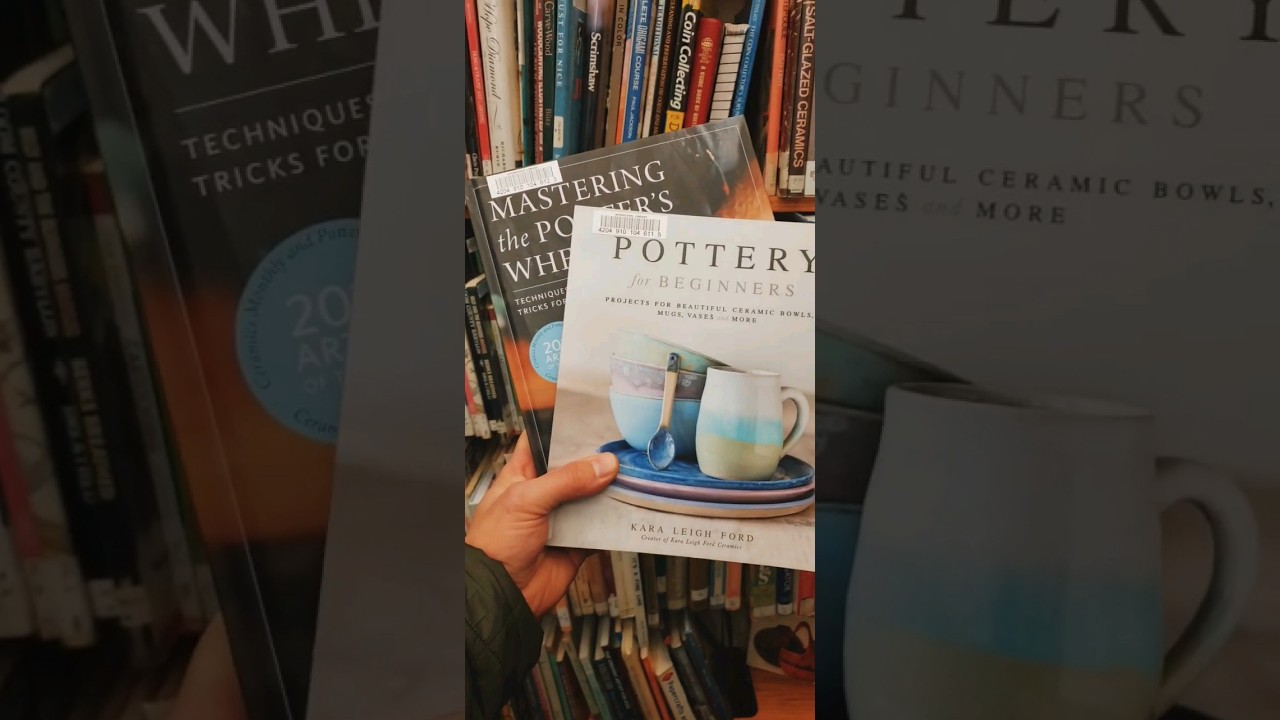 The library didn't have a lot of pottery books. #myermade #ceramic #library #short