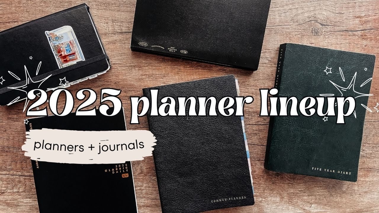 2025 planner lineup | planners and journals ✨