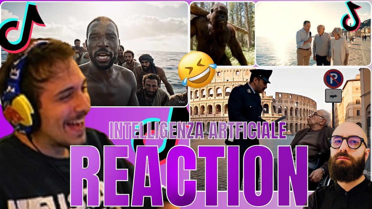 BLUR REACTION ai TIKTOK PIÙ AMBIGUI e PAZZI di SEMPRE (IA) w  MARZA e PESH‼️