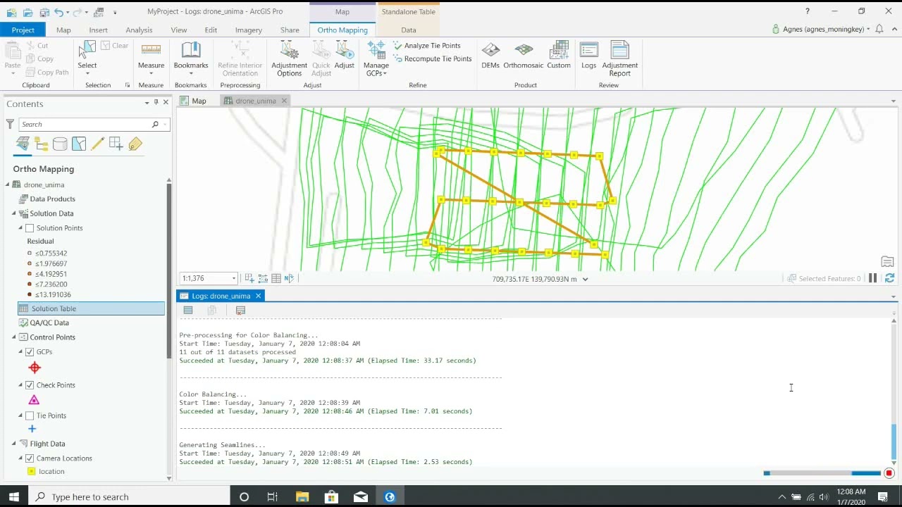 How To  Create Orthomosaic and DEM from Drone Images in Arcgis Pro