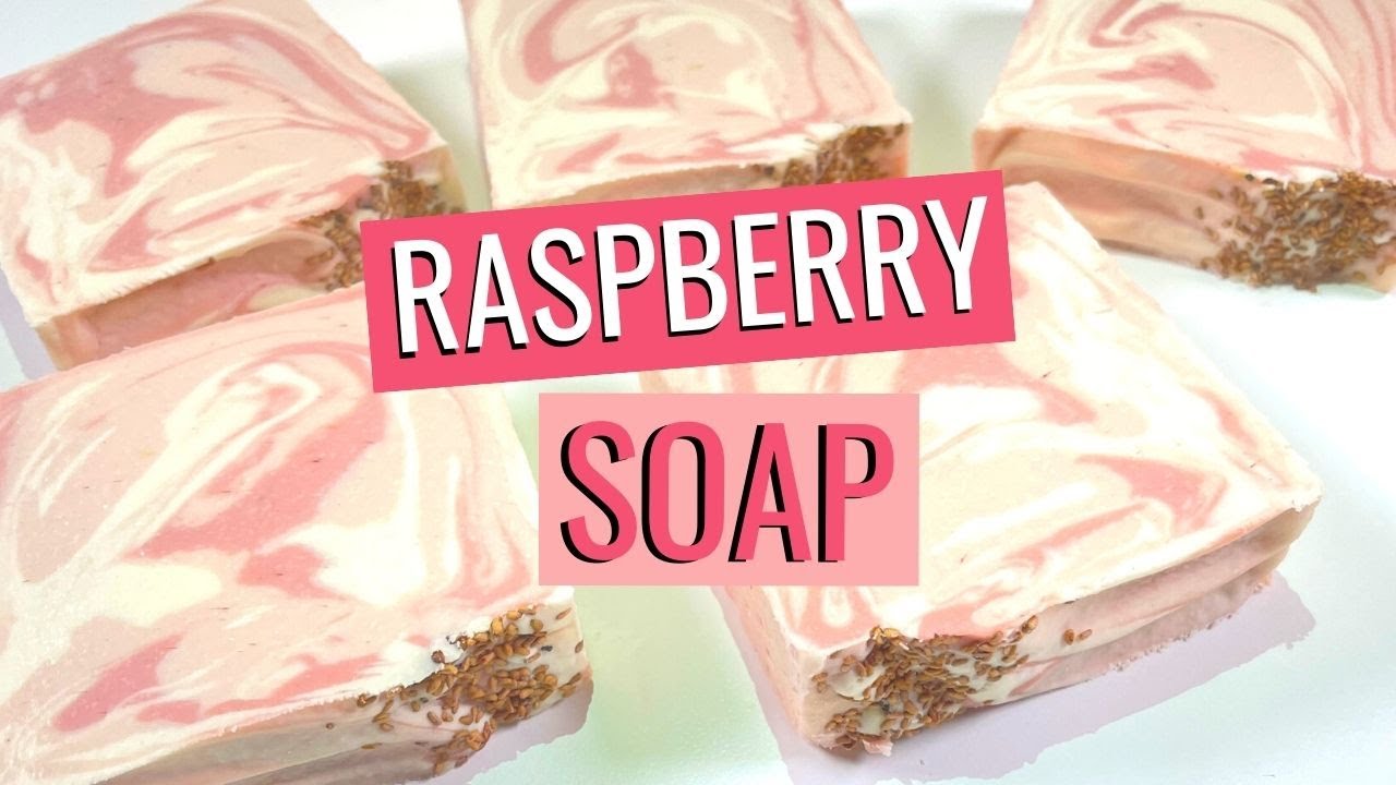 Raspberry Soap Swirl | Soap Swirl Tutorial | Handmade Soap Swirl | Soap School