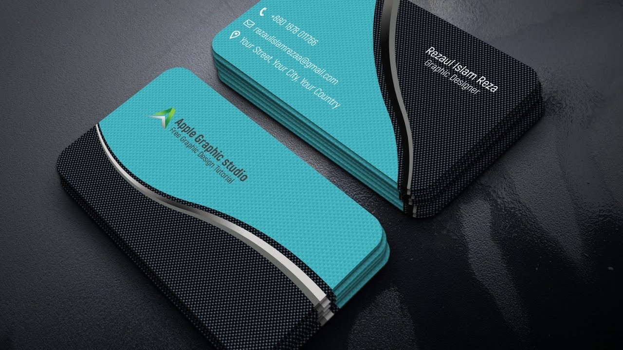 How to Design Business Cards | Photoshop Tutorial