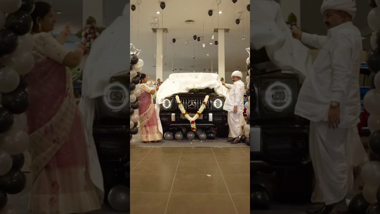 VILLAGE BOY SURPRISE MOM & DAD DELIVERY OF MERCEDES G-WAGON ✅❤️ #gwagon #shorts #viralshort
