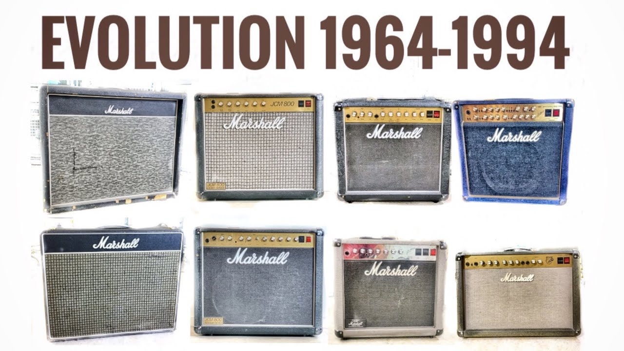 Evolution and History of Marshall Combos 1964-1994