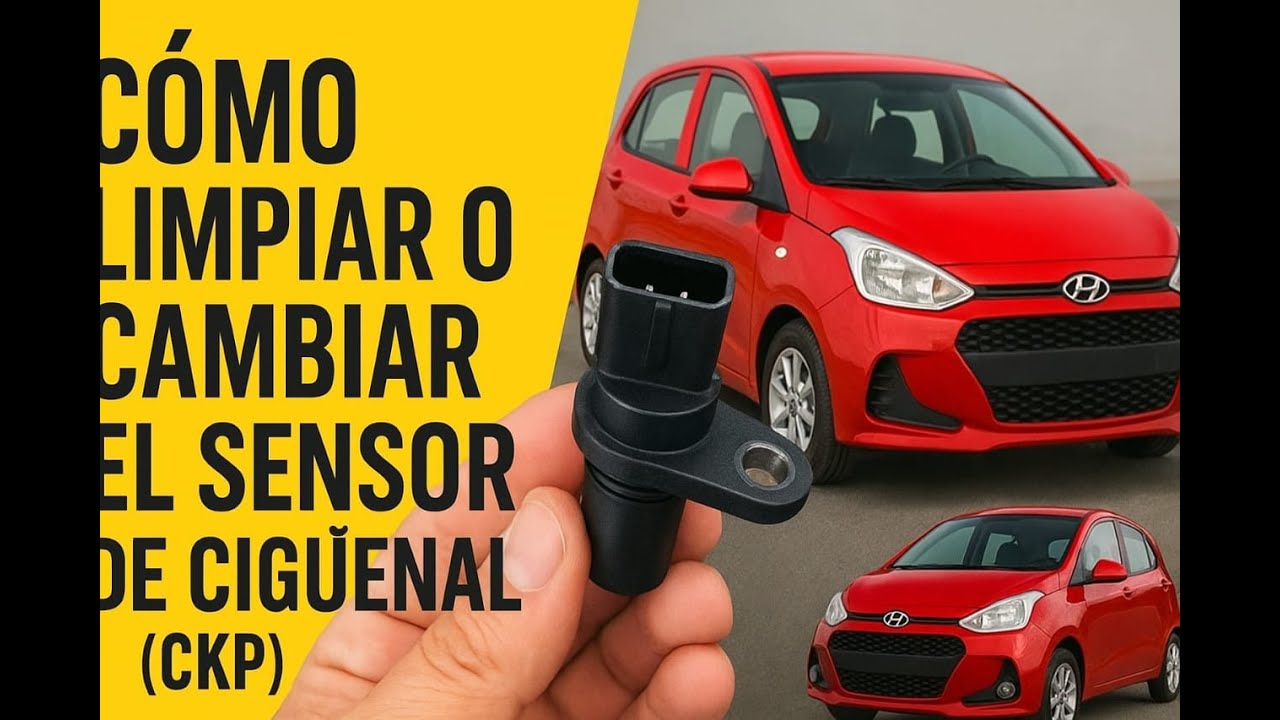 limpieza o cambio de Sensor de cigüeñal (CKP) de grand i10, todos los años de Hyundai, GASTA MAS GAS