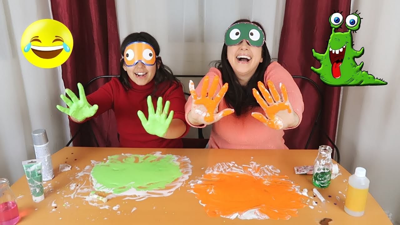 SLIME TÁL NÉLKÜL, BEKÖTÖTT SZEMMEL, VISSZAFELÉ! :)