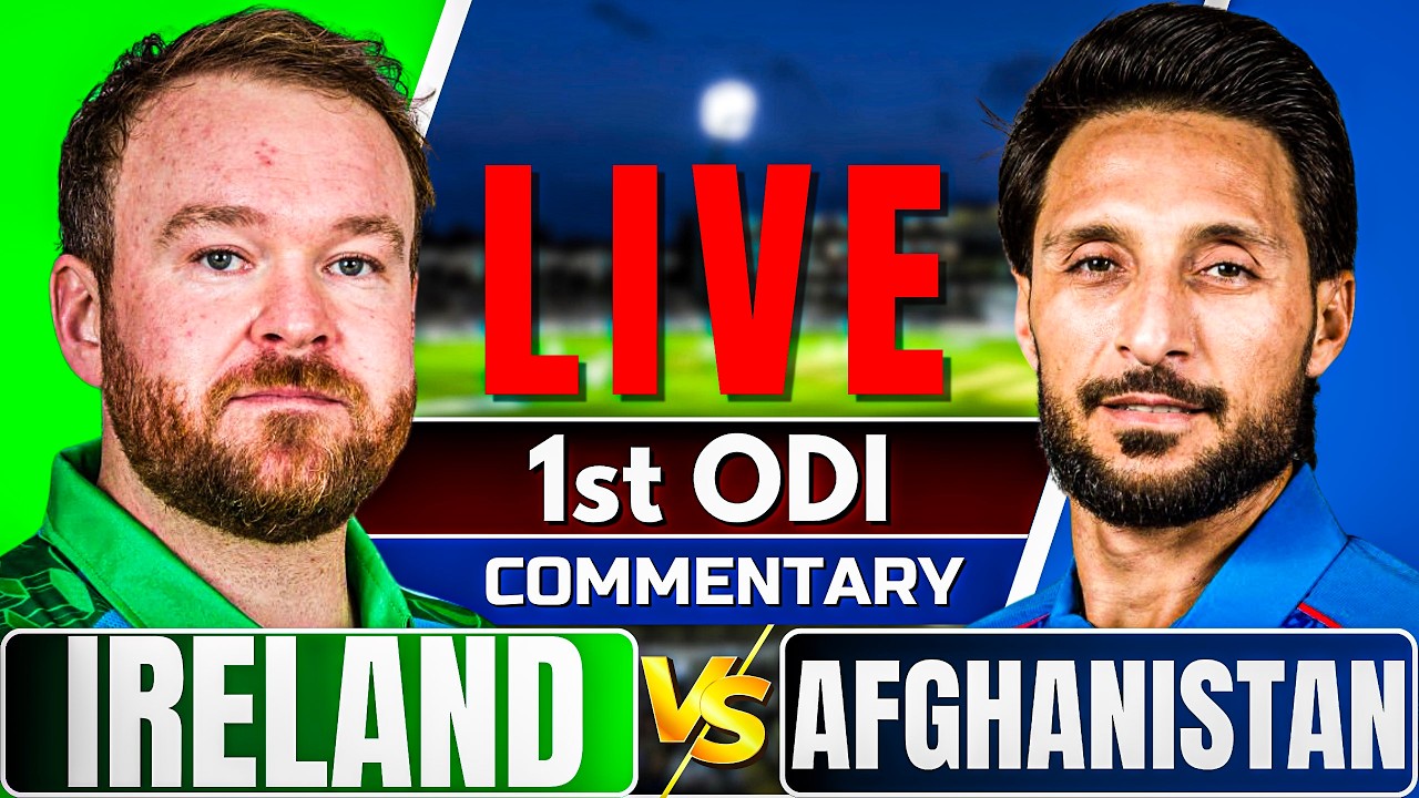 🔴Live: Afghanistan vs Ireland | 1st ODI | Live Score & Commentary | Live cricket match today