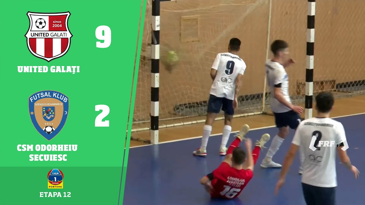 Liga 1 Futsal Casa Pariurilor, Etapa 12: United Galați - CSM Odorheiu Secuiesc, 14.12.2025