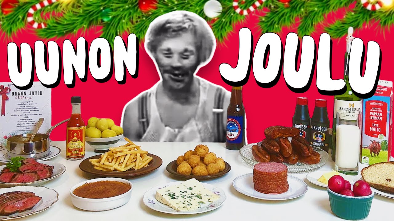 UUNON JOULUPÖYTÄ🎅🏻🎄🍽️ | Heimo Kokkaa Uuno Turhapuron Lempiruokia