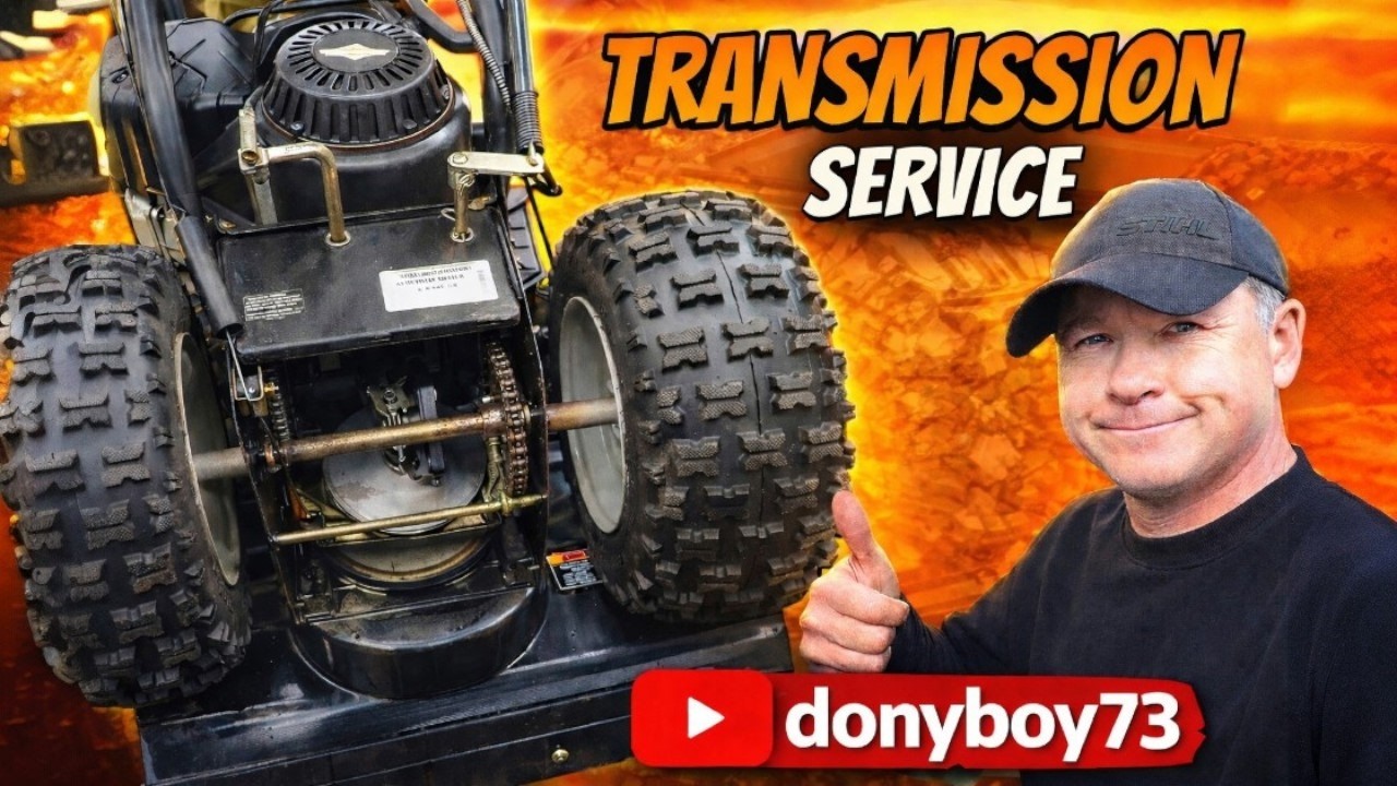 How-to Grease & Lubricate A Snowblower Transmission - Professional Instructions With Donyboy73