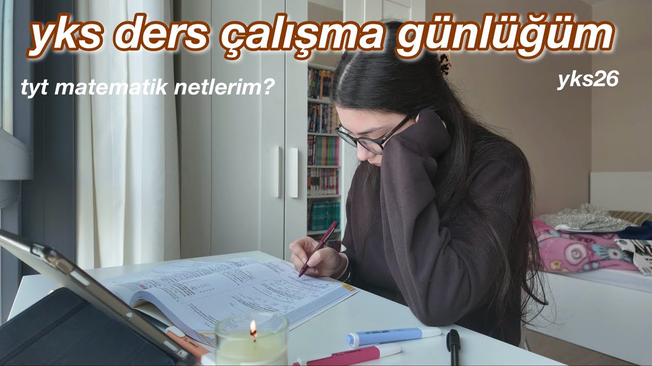 Yks Ders Çalışma Günlüğüm❄️ // benimle verimli bir gün