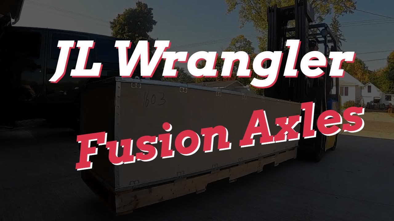 Fusion Axles Installed on Jeep Wrangler JL after HEMI Swap