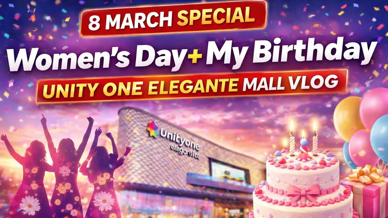 VLOG 4 Delhi's New Attraction Unit One Elegante Mall NSP Full Tour