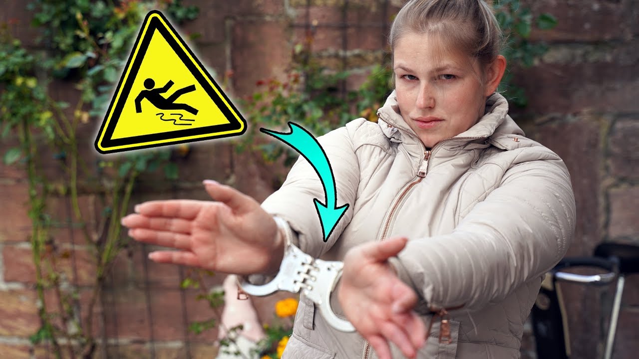Wie leicht lassen sich HANDSCHELLEN knacken und wie STABIL sind sie? - Experiment