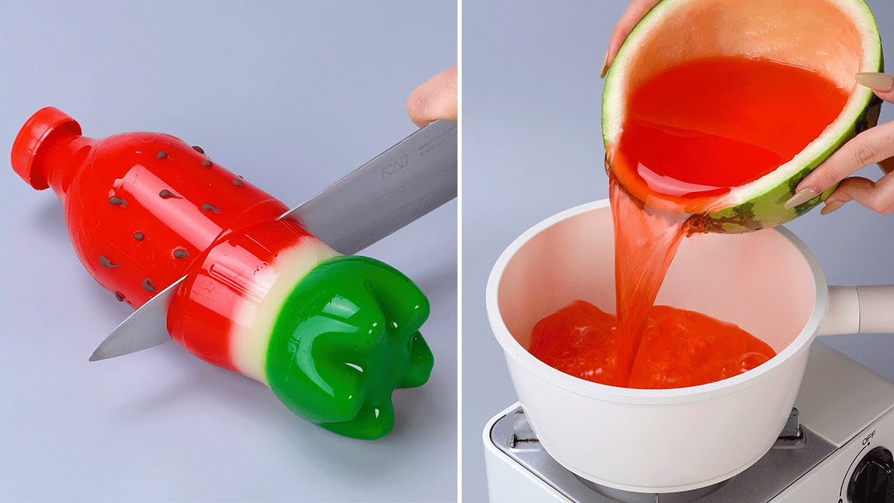 Amazingly WATERMELON Dessert Recipes Hacks 🍉 Fresh & Satisfying Watermelon Cake Decorating