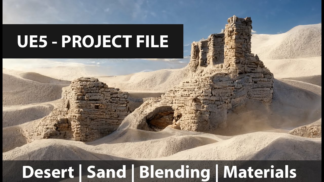 How To Blend Objects with a Landscape Material - UE5 Runtime Virtual Texture Material Blending RVT