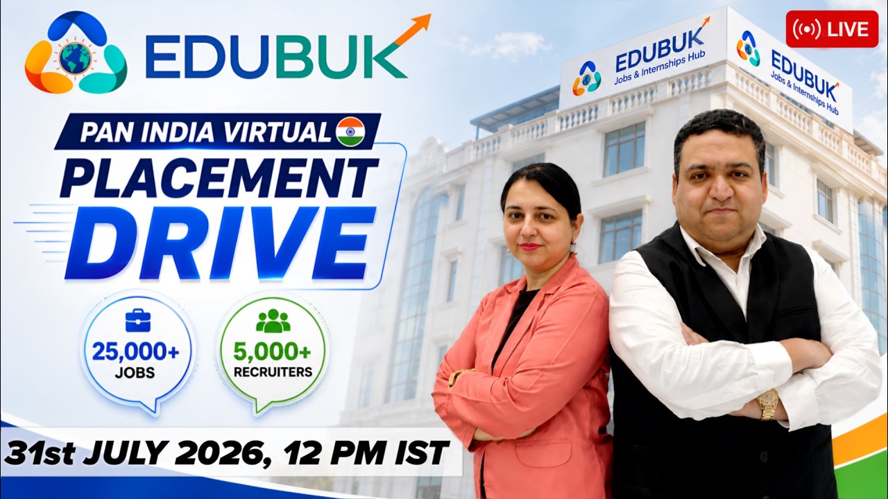 🚀 Edubuk PAN India AI-Powered Placement Drive 2026 | Live Webinar