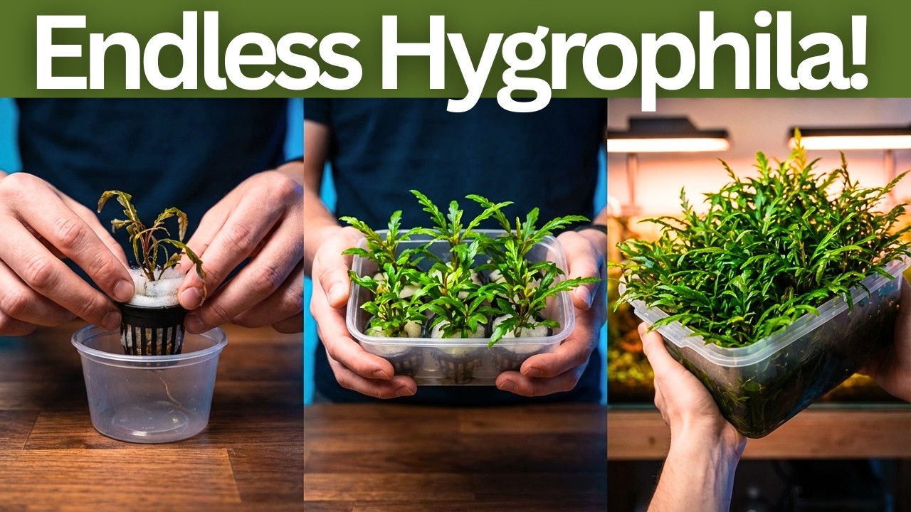 BEZPŁATNE niekończące się rozmnażanie Hygrophila Pinnatifida krok po kroku &ndash; 100% sukcesu!