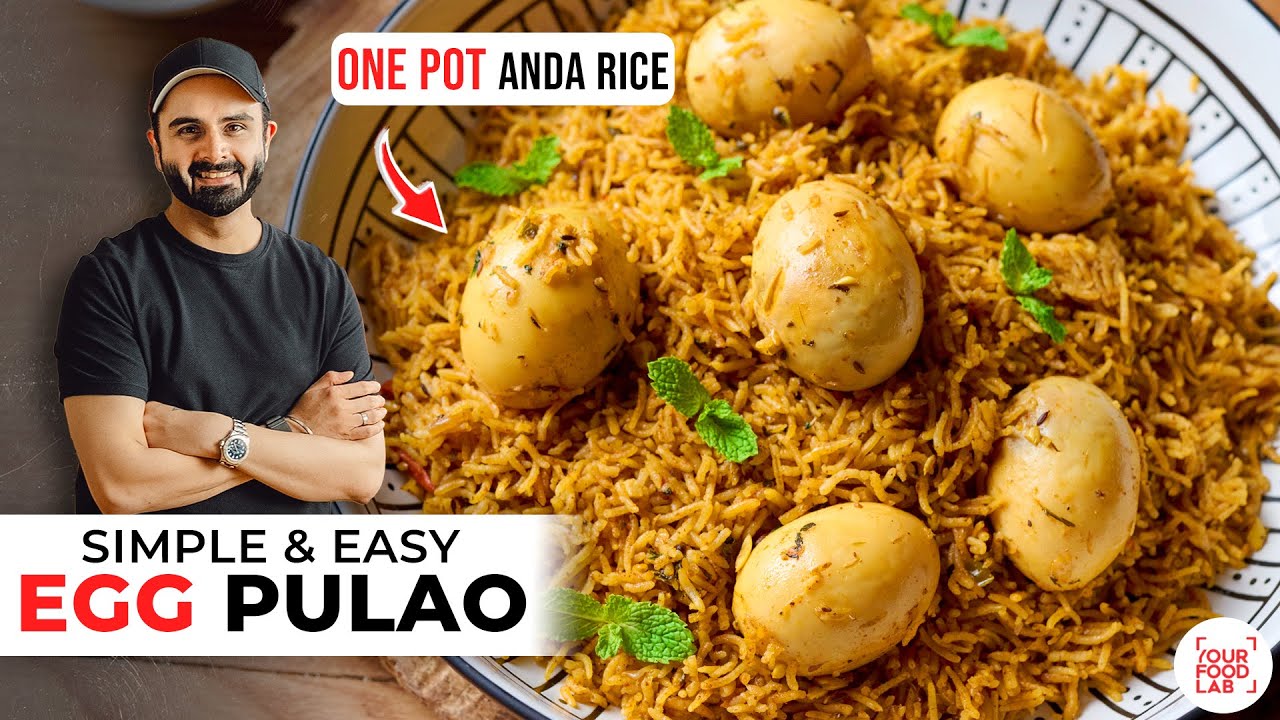 Egg Pulao Recipe | EASY ONE-POT Egg Rice | एक ही कढ़ाई में बनाइये अंडा पुलाओ | Chef Sanjyot Keer