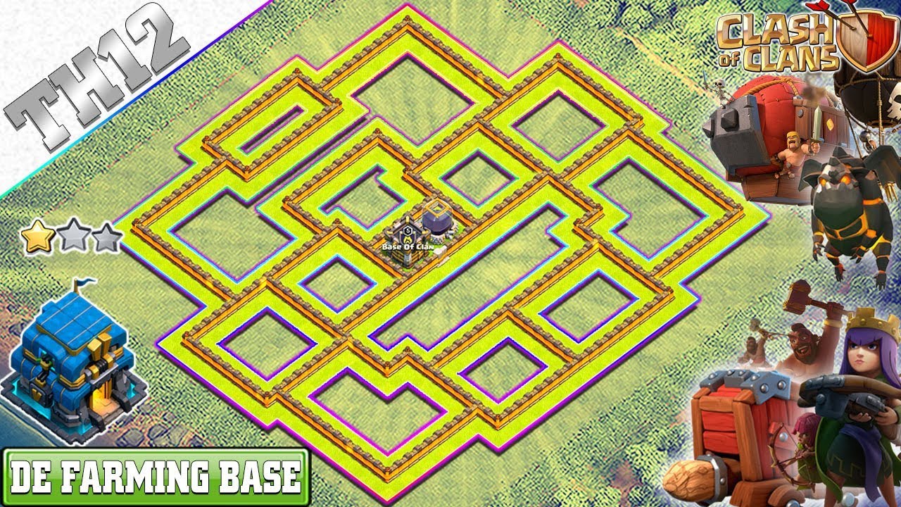 NEW Town Hall 12 (TH12) Base 2018 | TH12 Dark Elixir Farming base layout | Clash of Clans 2018
