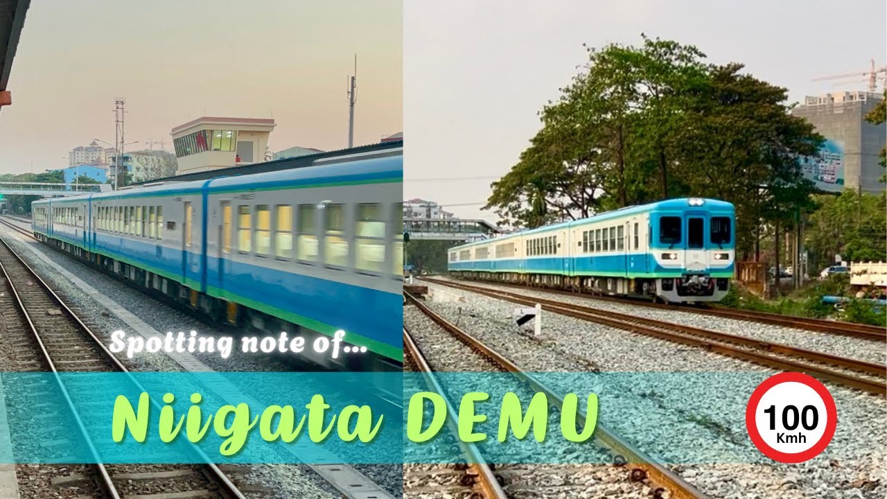 Niigata DEMU; the fastest train of Myanmar 2025
